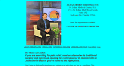 Desktop Screenshot of alexanderchiropractor.com